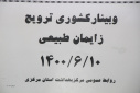 وبینار کشوری ترویج زایمان طبیعی، سالن جلسات مرکز بهداشت استان مرکزی، ۱۰ شهریور ماه