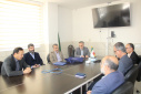 مراسم تودیع و معارفه مسئول حراست معاونت بهداشت دانشگاه علوم پزشکی اراک