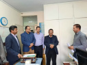 بازدید دکتر زیلابی باتفاق گوهری از شبکه بهداشت شهرستان شازند