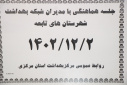 جلسه هماهنگی پروژه های بهداشتی با مدیران شبکه های بهداشت شهرستان های تابعه