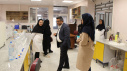 بازدید معاون بهداشتی از آزمایشگاه هایپرتیروئیدی معاونت بهداشت