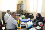 نشست هم اندیشی سرپرست معاونت بهداشتی دانشگاه علوم پزشکی اراک با رئیس سازمان انتقال خون استان مرکزی