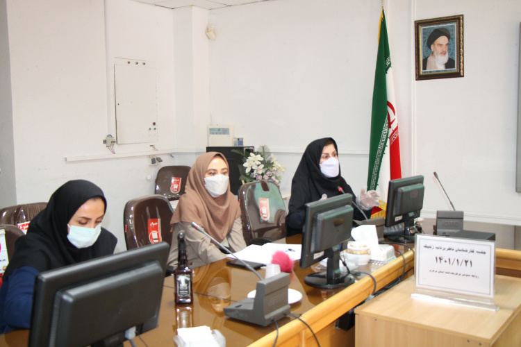 جلسه کارشناسان ناظر برنامه ژنتیک، سالن جلسات مرکز بهداشت استان مرکزی، ۲۱ فروردین ماه