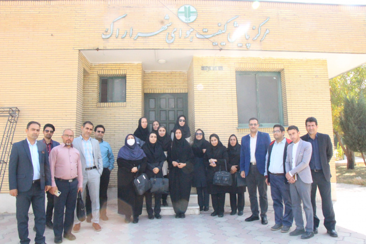 بازدید از مرکز پایش کیفیت هوای شهر اراک انجام شد.