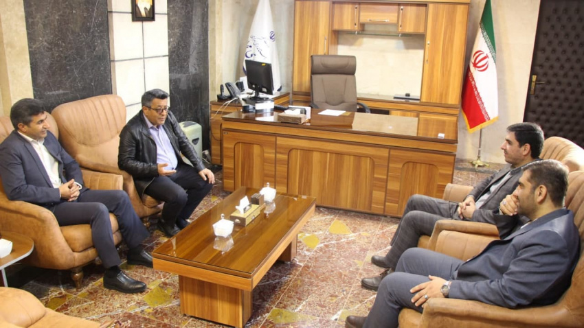 دیدار معاون بهداشتی دانشگاه علوم پزشکی اراک با فرماندار شهرستان محلات