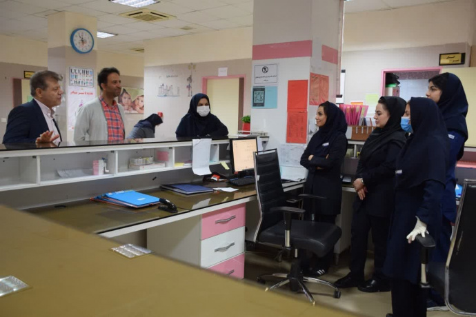 بازدید جانشین رئیس دانشگاه علوم پزشکی اراک از مرکز آموزشی درمانی امیرکبیر